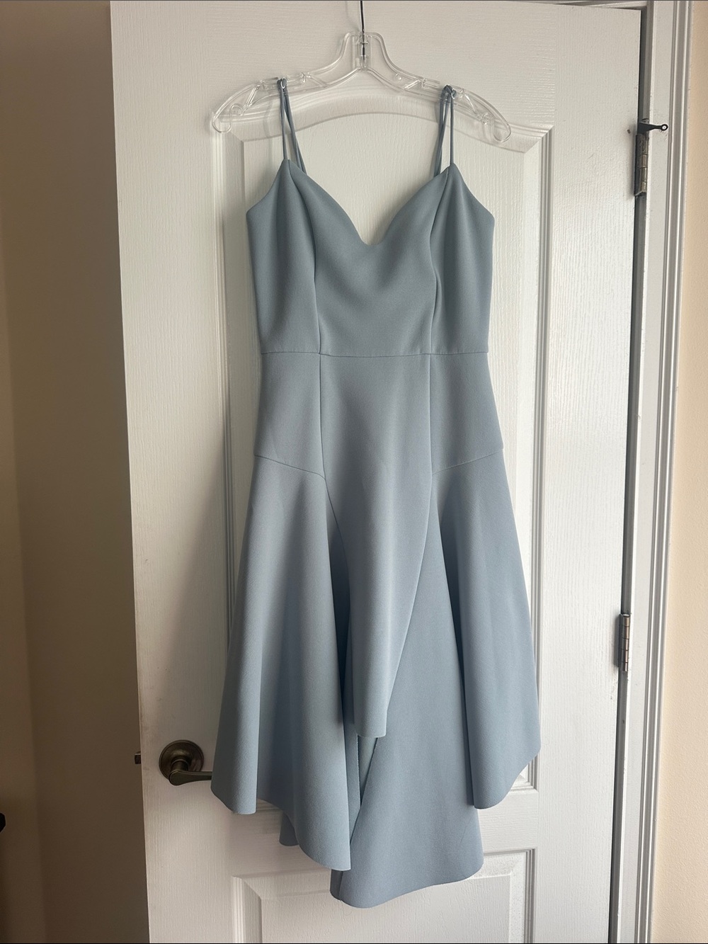 Light Blue Spaghetti Strap A-Line Dress small